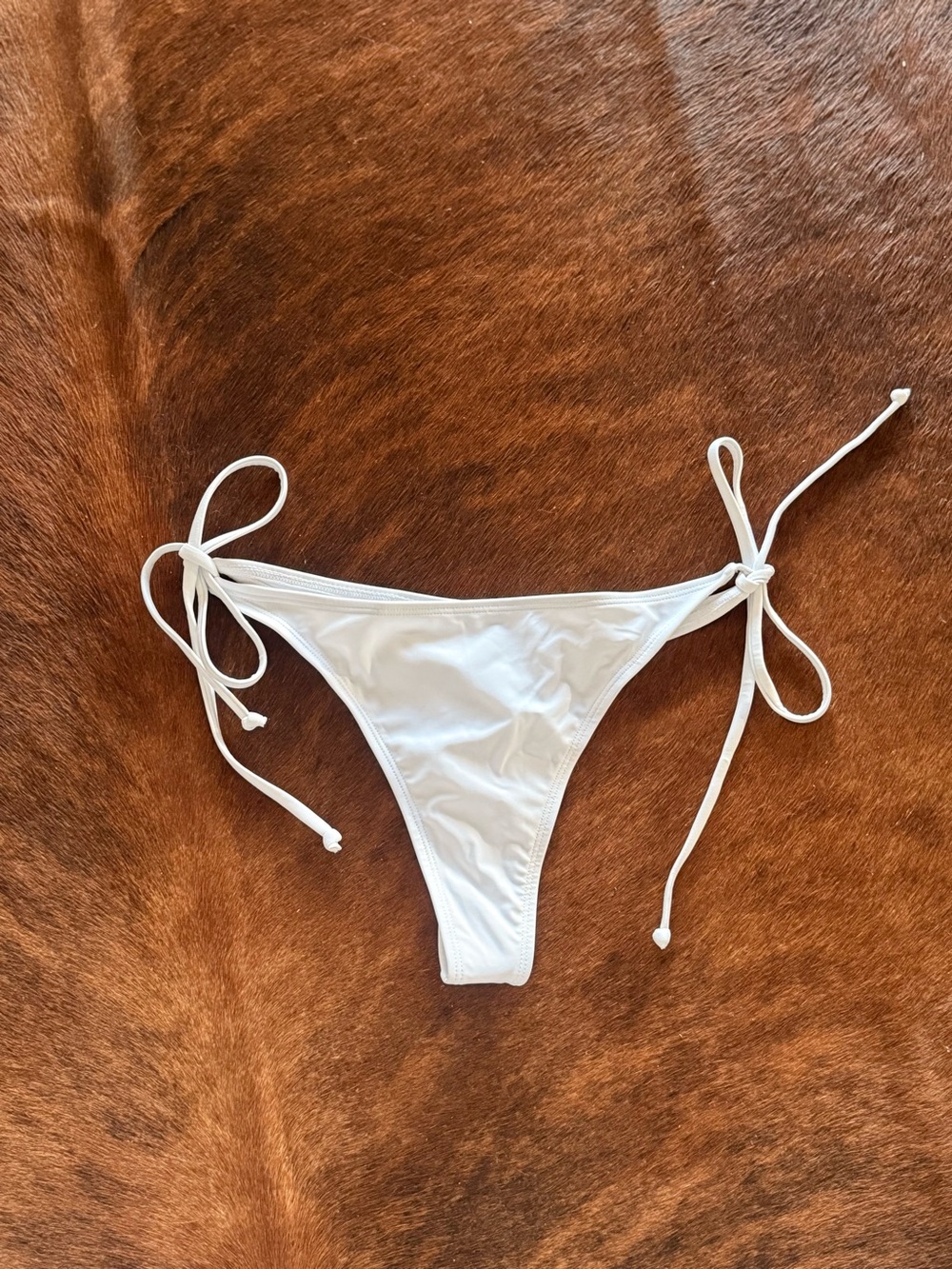 White Thong Bikini Bottom